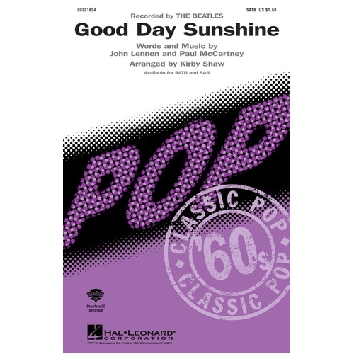 Good Day Sunshine SAB (Octavo)