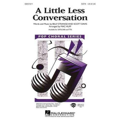 Little Less Conversation SATB (Octavo)