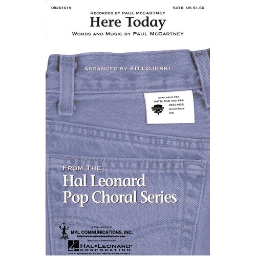 Here Today SATB