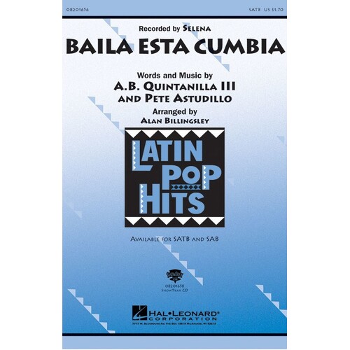 Baila Esta Cumbia SATB (Octavo)