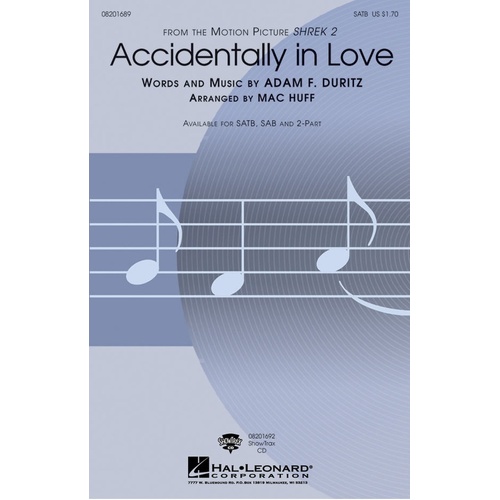 Accidentally In Love ShowTrax CD (CD Only)