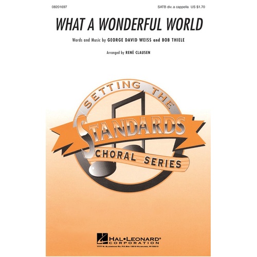 What A Wonderful World SATB Divisi A Cappella (Octavo)