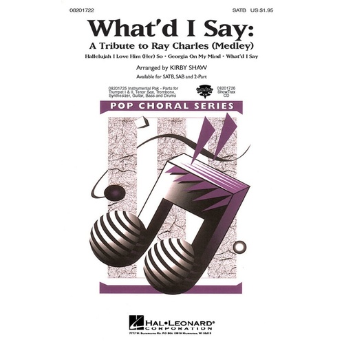 Whatd I Say ShowTrax CD (CD Only)
