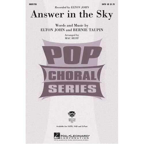 Answer In The Sky SATB