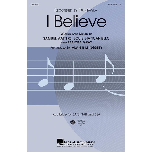 I Believe ShowTrax CD (CD Only)