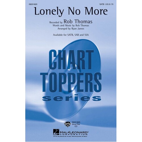 Lonley No More SATB (Octavo)