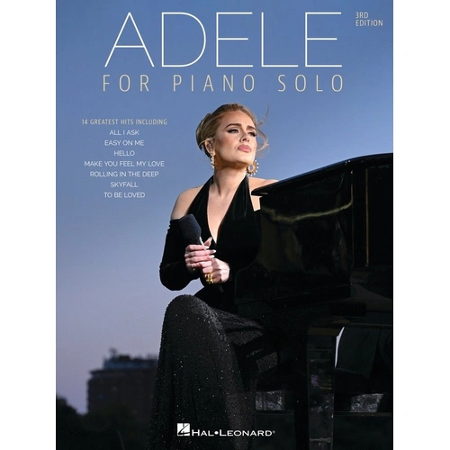 Adele for Piano Solo 3rd Edition - 48 Pages, Hal Leonard