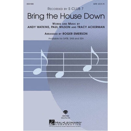 Bring Down The House SSA (Octavo)