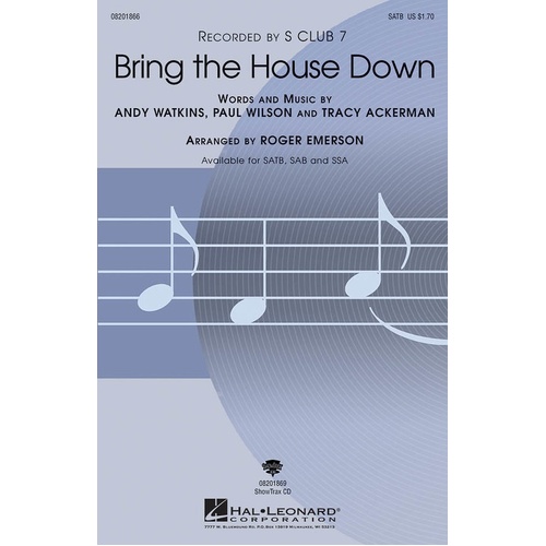 Bring Down The House ShowTrax CD (CD Only)