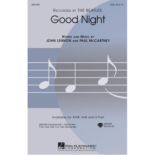 Good Night SAB (Octavo)