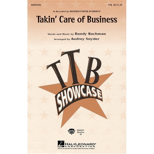 Takin Care Of Business ShowTrax CD (CD Only)
