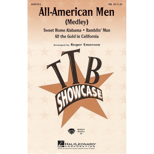 All American Men ShowTrax CD (CD Only)