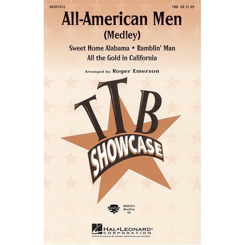 All American Men ShowTrax CD (CD Only)