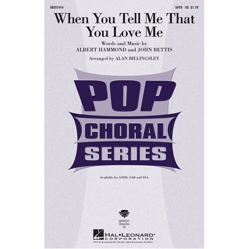 When Will You Tell Me SATB (Octavo)