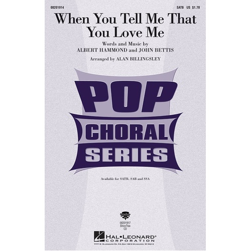 When Will You Tell Me ShowTrax CD (CD Only)