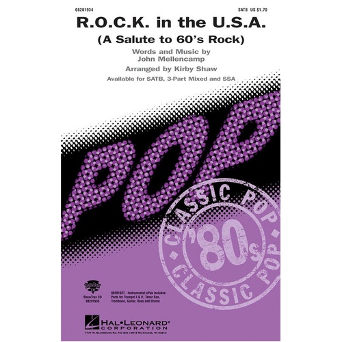 R.O.C.K. In The USA ShowTrax CD (CD Only)