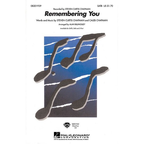Remembering You SATB (Octavo)
