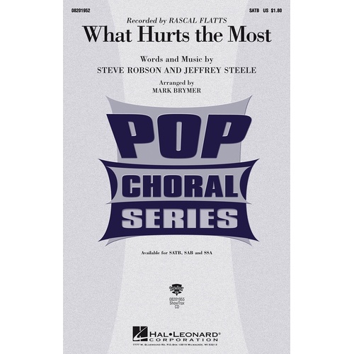 What Hurts The Most SATB (Octavo)