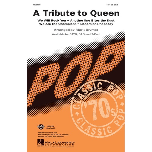 Tribute To Queen Medley SAB (Octavo)