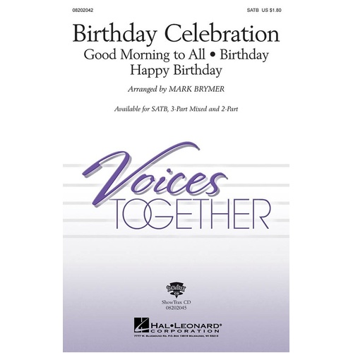 Birthday Celebrations ShowTrax CD (CD Only)