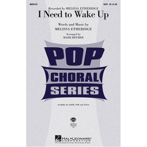 I Need To Wake Up 2Pt (Octavo)