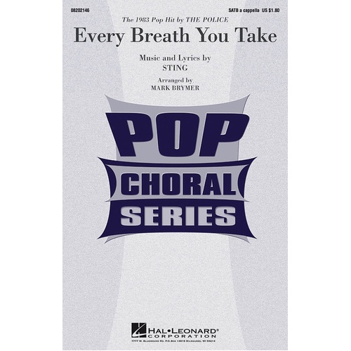 Every Breath You Take SATB A Cappella (Octavo)