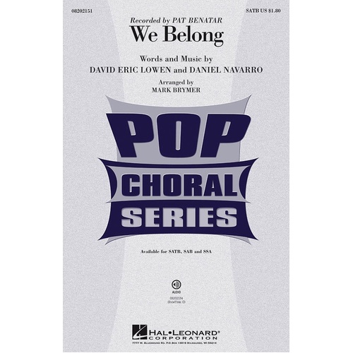We Belong SATB (Octavo)