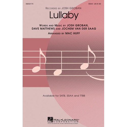 Lullaby (Ladysmith Black Mambazo) SSAA (Octavo)