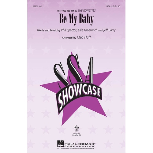 Be My Baby SSA (Octavo)