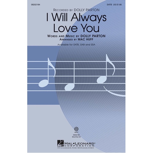 I Will Always Love You SATB (Octavo)