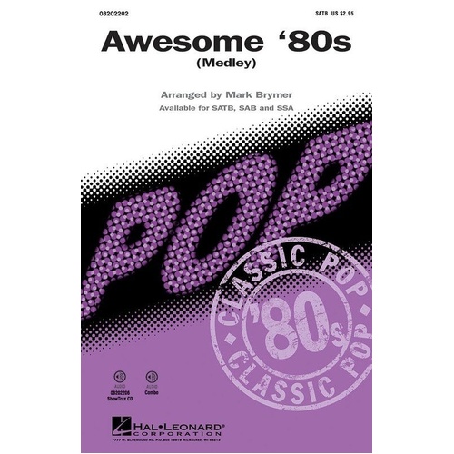 '80s Medley SAB Choral Arrangement by Mark Brymer