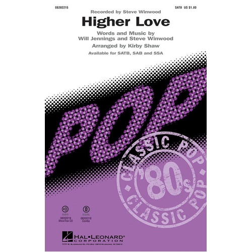 Higher Love SATB (Octavo)