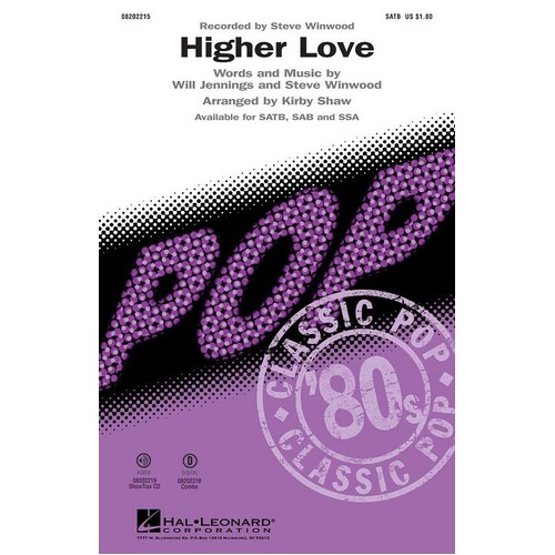 Higher Love SSA (Octavo)