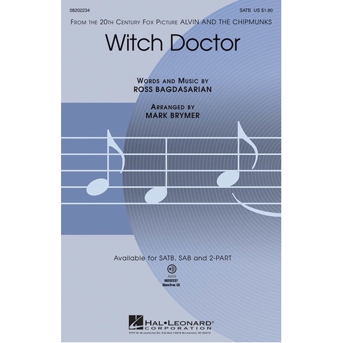 Witch Doctor From Alvin And The Chipmunks ShowTrax C (CD Only)
