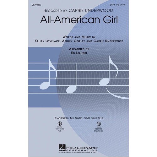 All American Girl SAB (Octavo)