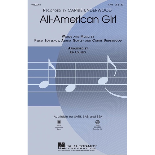 All American Girl SSA (Octavo)