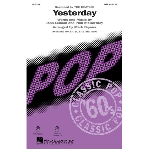 Yesterday ShowTrax CD (CD Only)