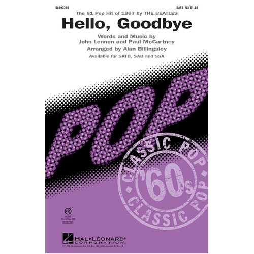 Hello Goodbye SSA (Octavo)