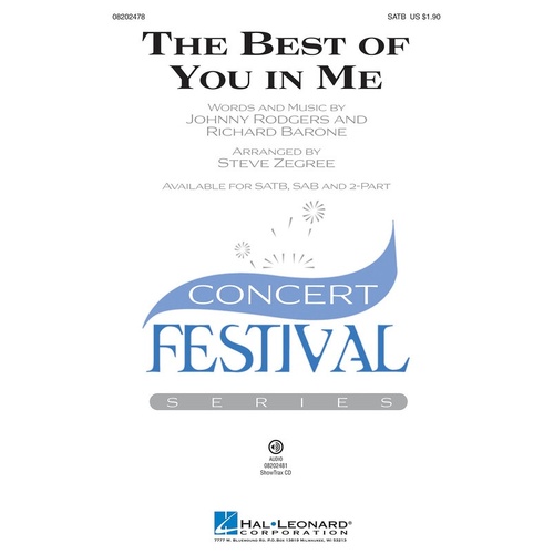 Best Of You In Me ShowTrax CD (CD Only)