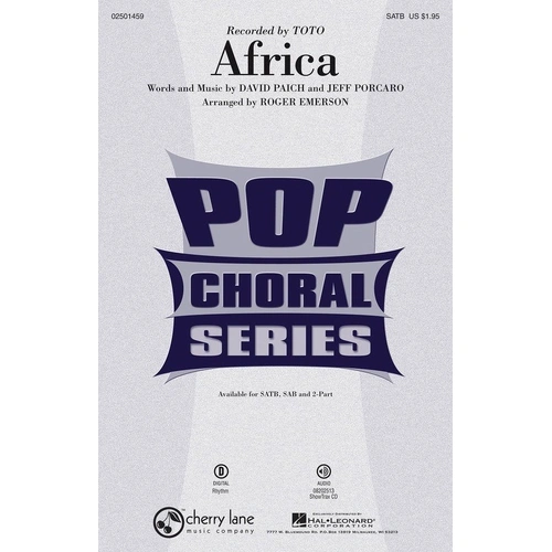 Africa ShowTrax CD by Roger Emerson for Choral Performance