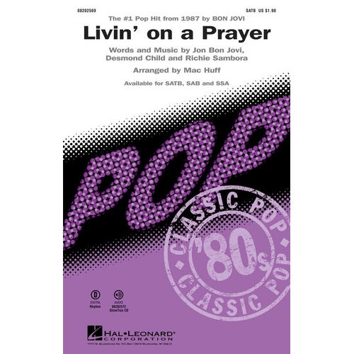 Livin On A Prayer SATB (Octavo)
