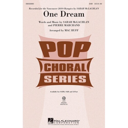 One Dream SAB (Octavo)