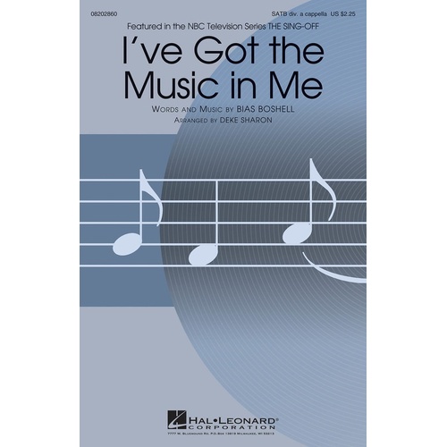 Ive Got The Music In Me SATB (Octavo)