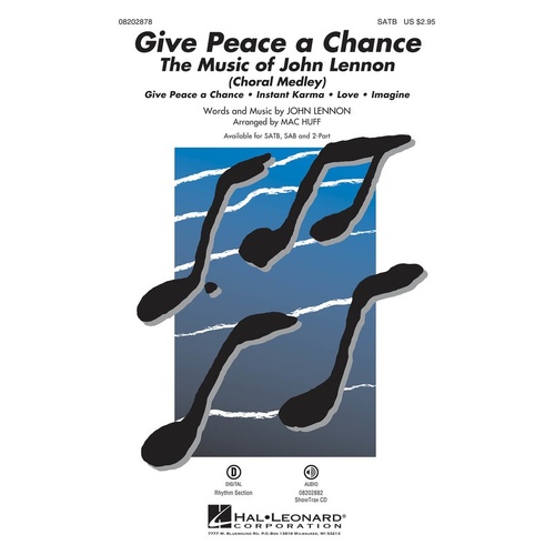Give Peace A Chance Music Of John Lennon ShowTrax CD (CD Only)