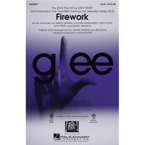 Firework From Glee ShowTrax CD (CD Only)