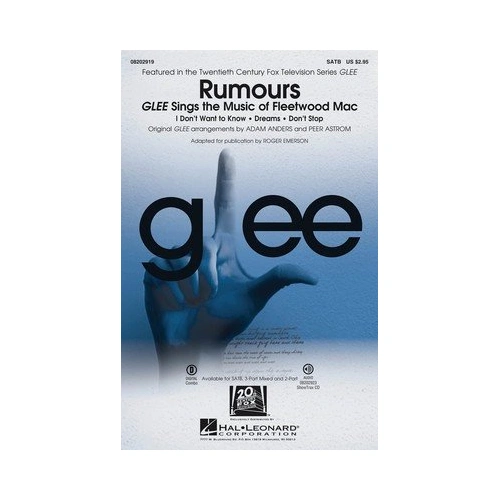 Rumours Music of Fleetwood Mac from Glee SATB Choral Arrangement