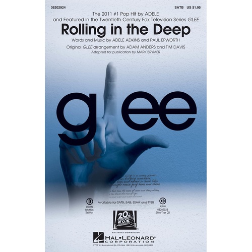 Rolling In The Deep From Glee SATB (Octavo)