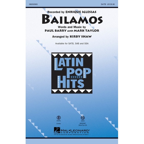 Bailamos ShowTrax CD (CD Only)