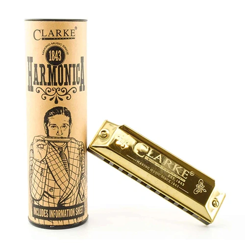 Clarke Harmonicas - 20 Tube Box with Gift Packaging and Cleaning Cloth