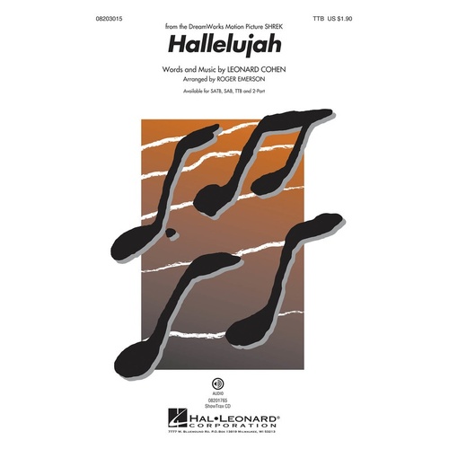 Hallelujah TTB (Octavo)